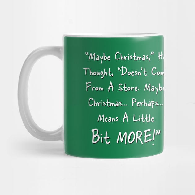 Grinchmas Grouch Quote! (Cartoon Version) by bluevolcanoshop@gmail.com